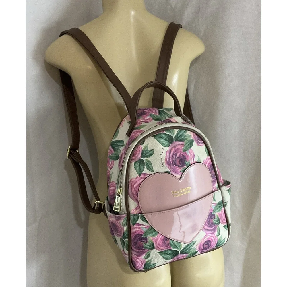 Juicy Couture Whole Lotta Love Backpack Moody Garden Cream
